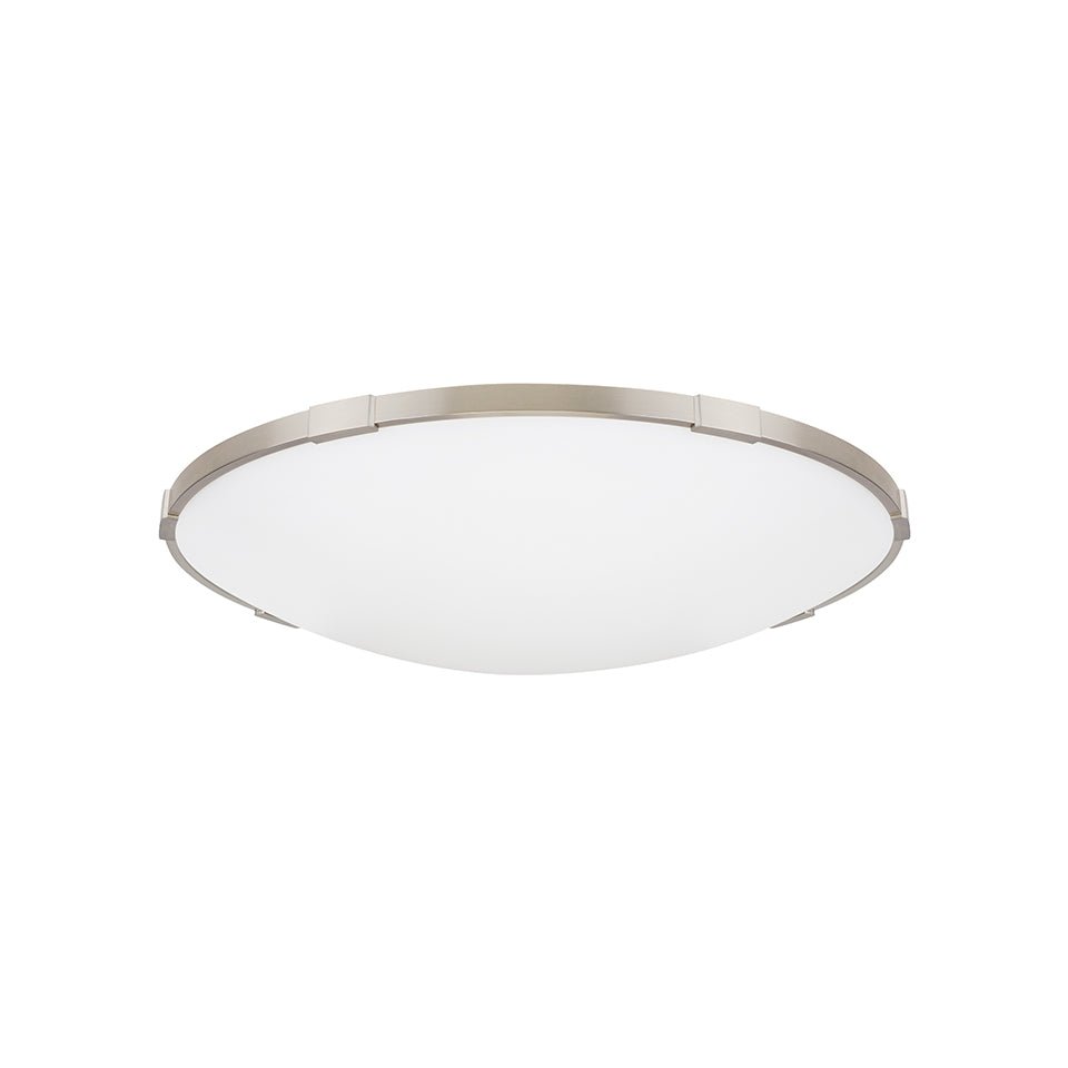 Plafonnier Lance - Nickel satiné 13" 3000K (Blanc doux) by Tech Lighting | Luminaires & cie