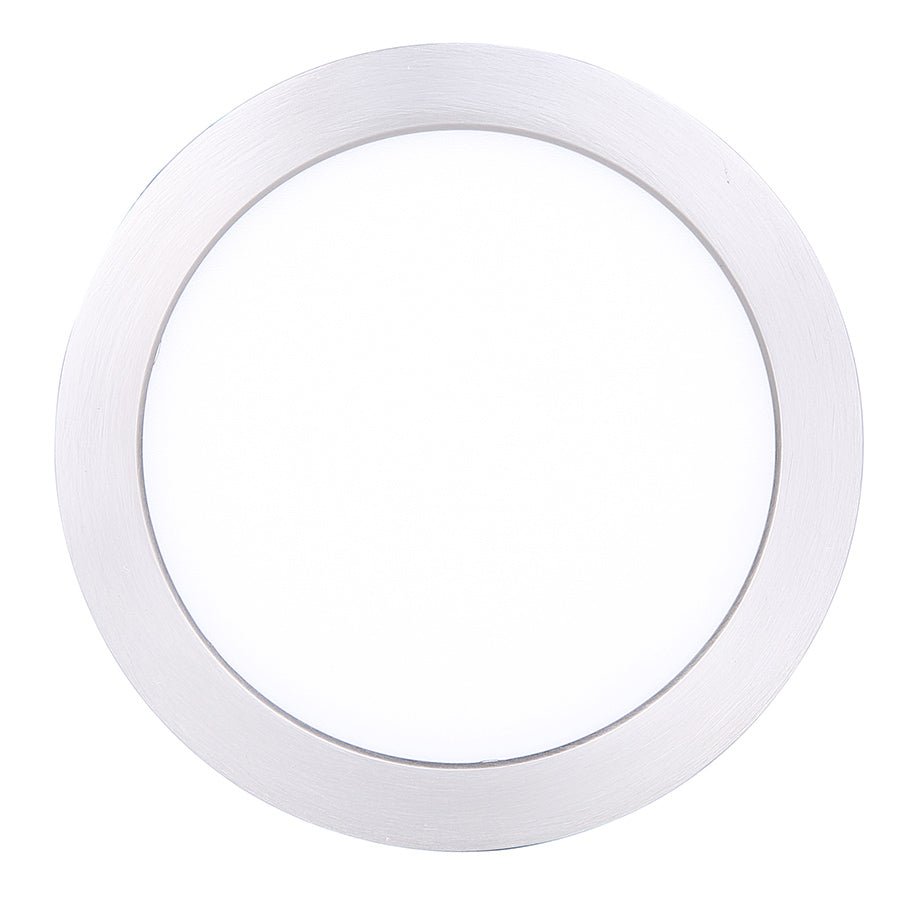 Plafonnier LED Disc - Nickel brossé 7.28" 2700°K by Canarm | Luminaires & cie