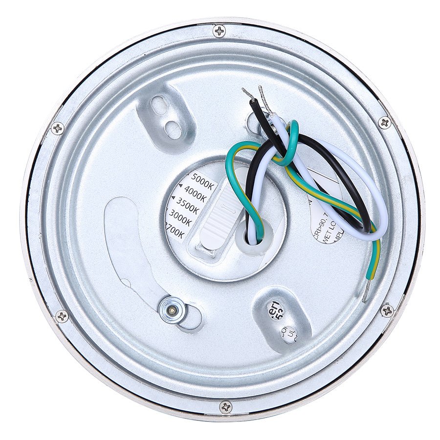 Plafonnier LED Disc - Nickel brossé 7.28" 2700°K by Canarm | Luminaires & cie