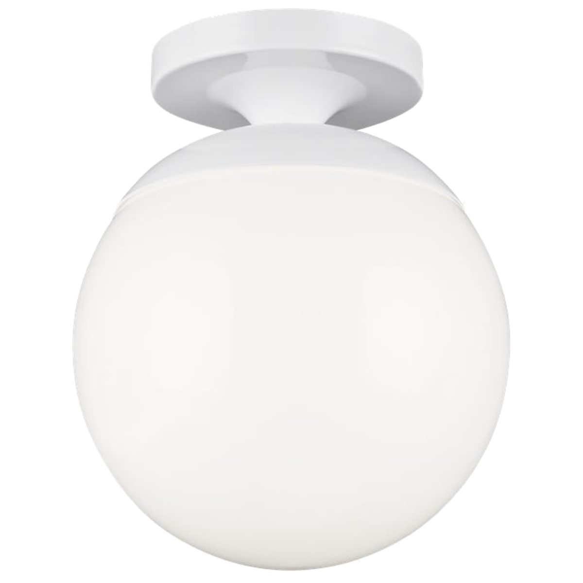 Plafonnier Leo - Hanging Globe - Blanc Blanc lisse Ampoules non - incluses by Visual Comfort Studio | Luminaires & cie
