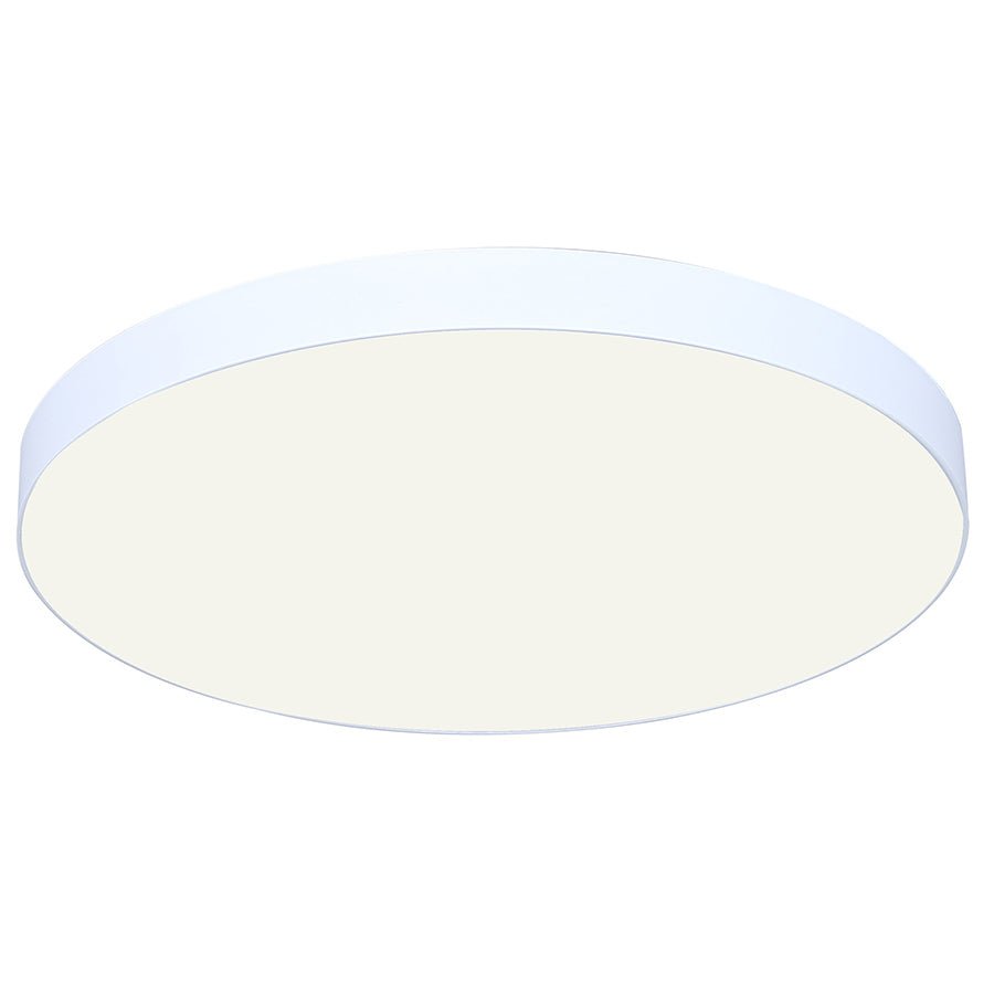 Plafonnier Luna - Blanc avec lentille PVC 12" by Canarm | Luminaires & cie