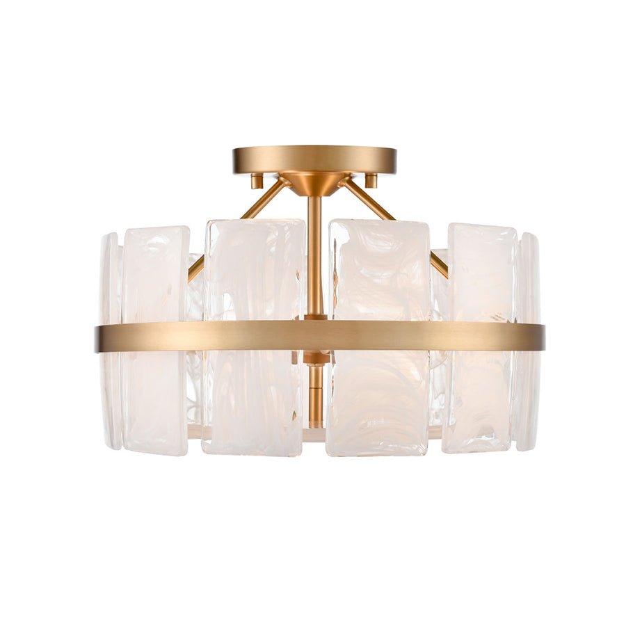 Plafonnier Luna - Laiton by DVI Lighting | Luminaires & cie