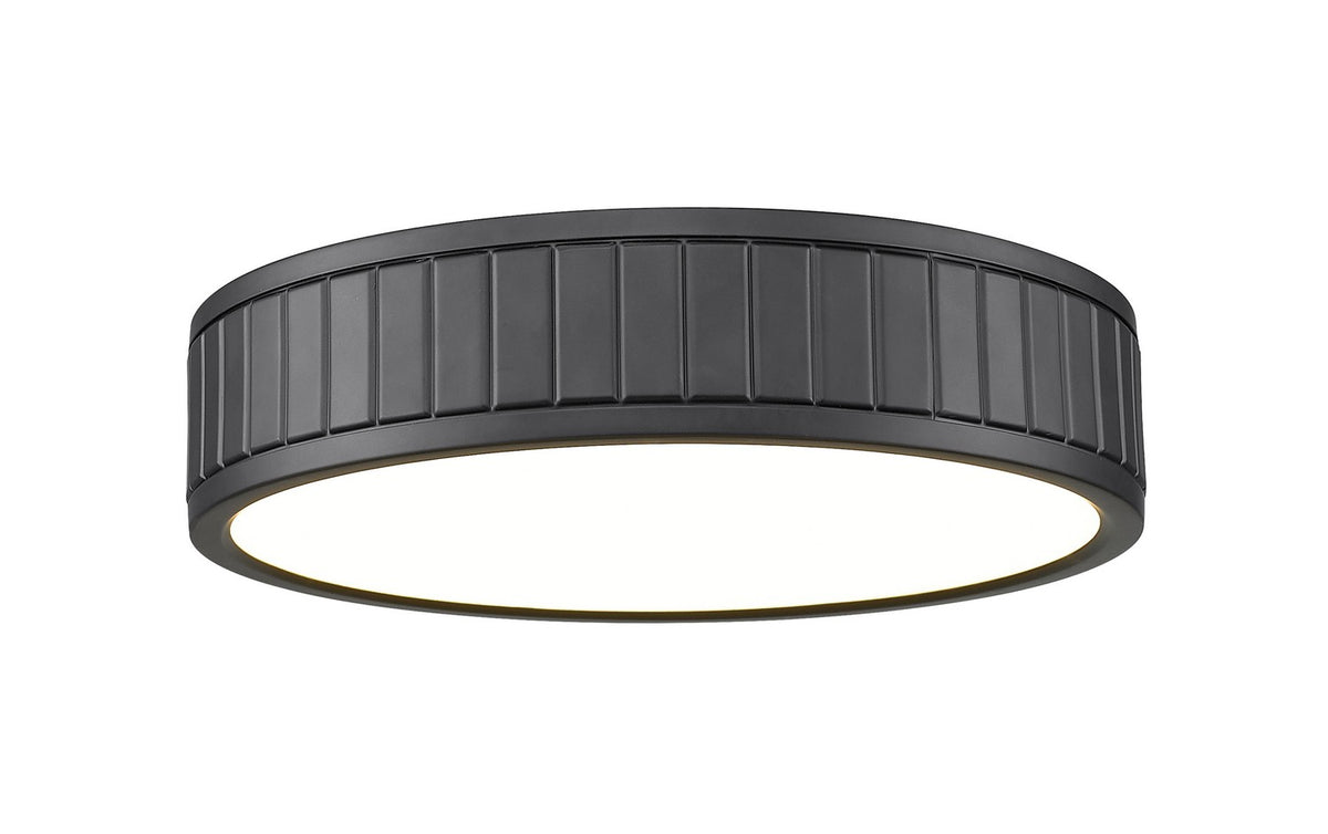 Plafonnier Madison Noir mat, 12 1/2" – Z-Lite
