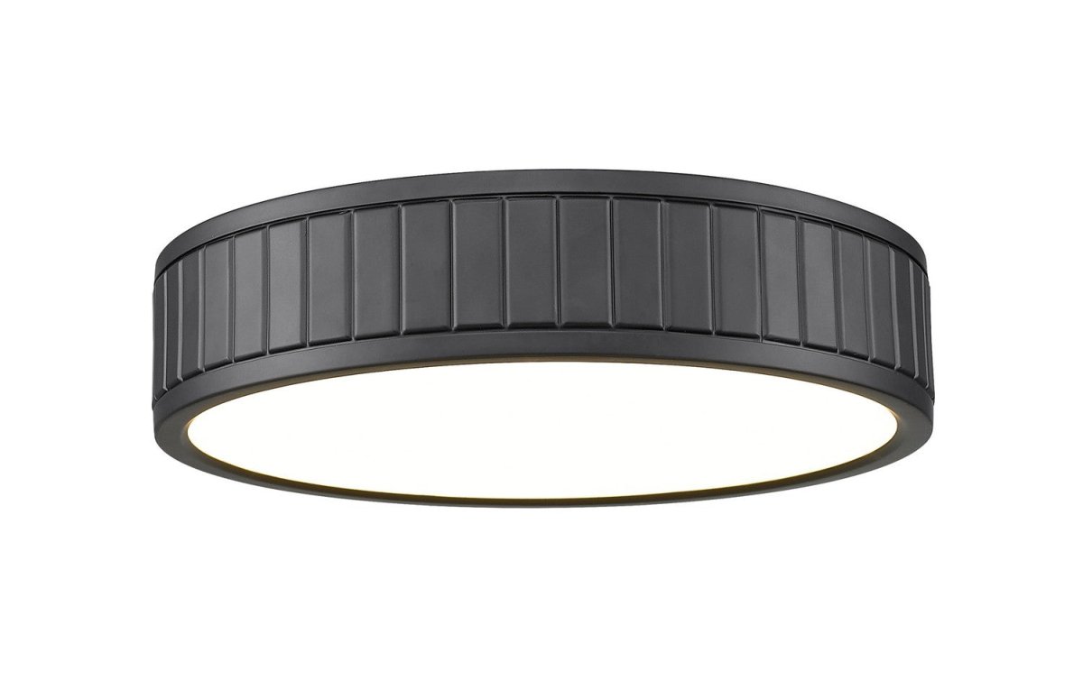 Plafonnier Madison - Noir mat 12 1/2" by Z-Lite | Luminaires & cie