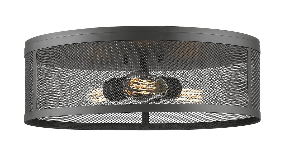 Plafonnier Meshsmith Bronze, 18" – Z-Lite