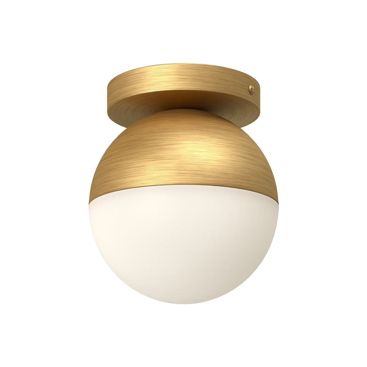 Plafonnier Monae Or brossé/Verre opale, 6" – Kuzco Lighting