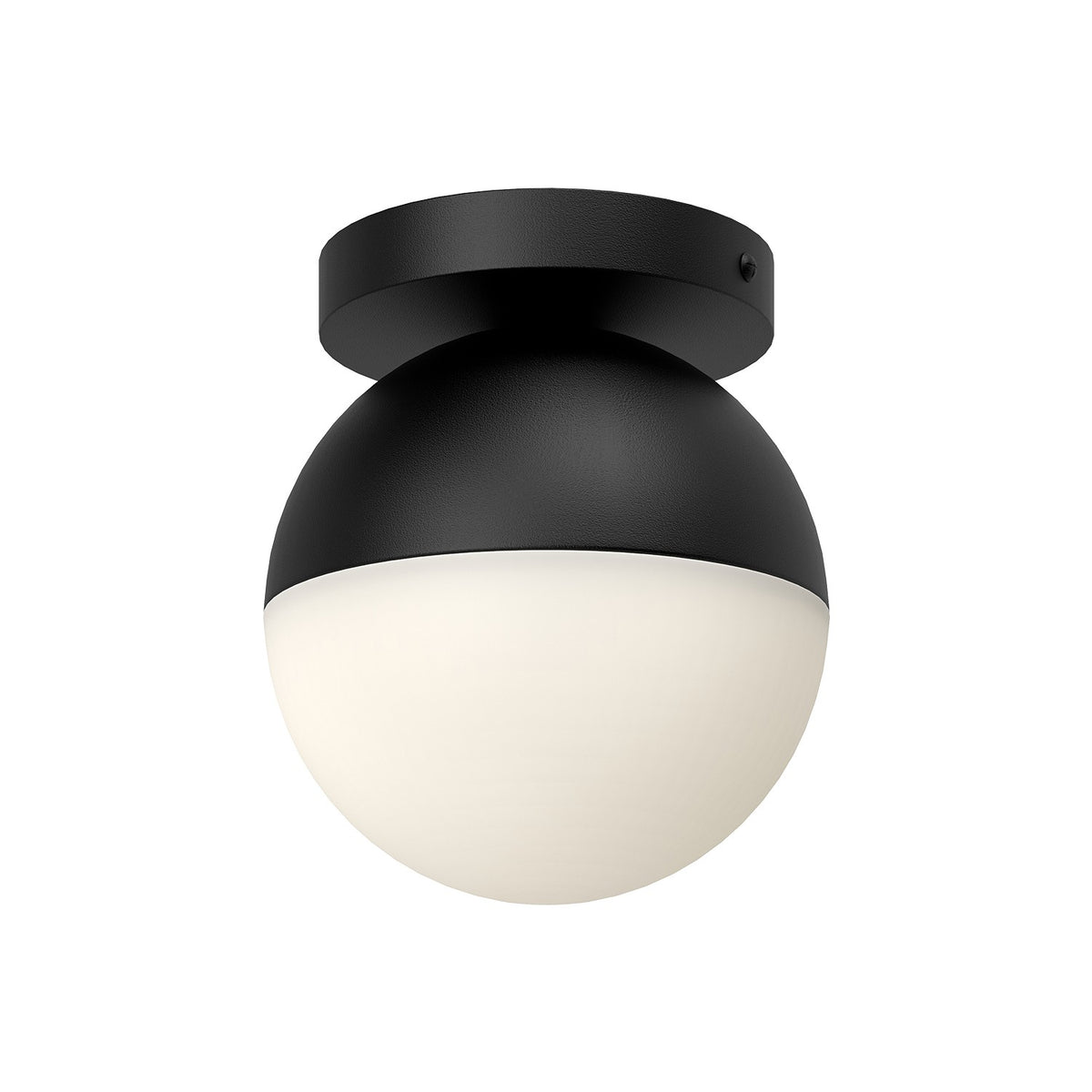 Plafonnier Monae Noir / Verre opale, 6" – Kuzco Lighting