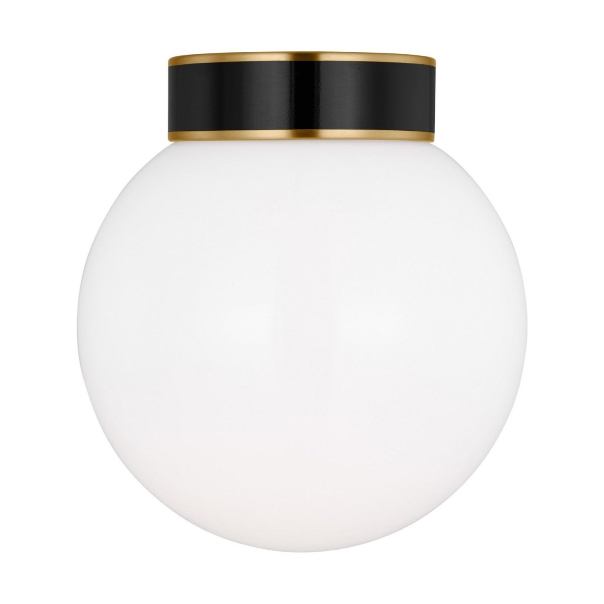 Plafonnier Monroe - Laiton bruni et Noir brillant by Visual Comfort Studio | Luminaires & cie