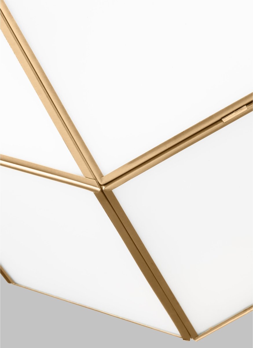 Plafonnier Morrison - Laiton satiné 15 1/2" Ampoules non - incluses by Visual Comfort Studio | Luminaires & cie