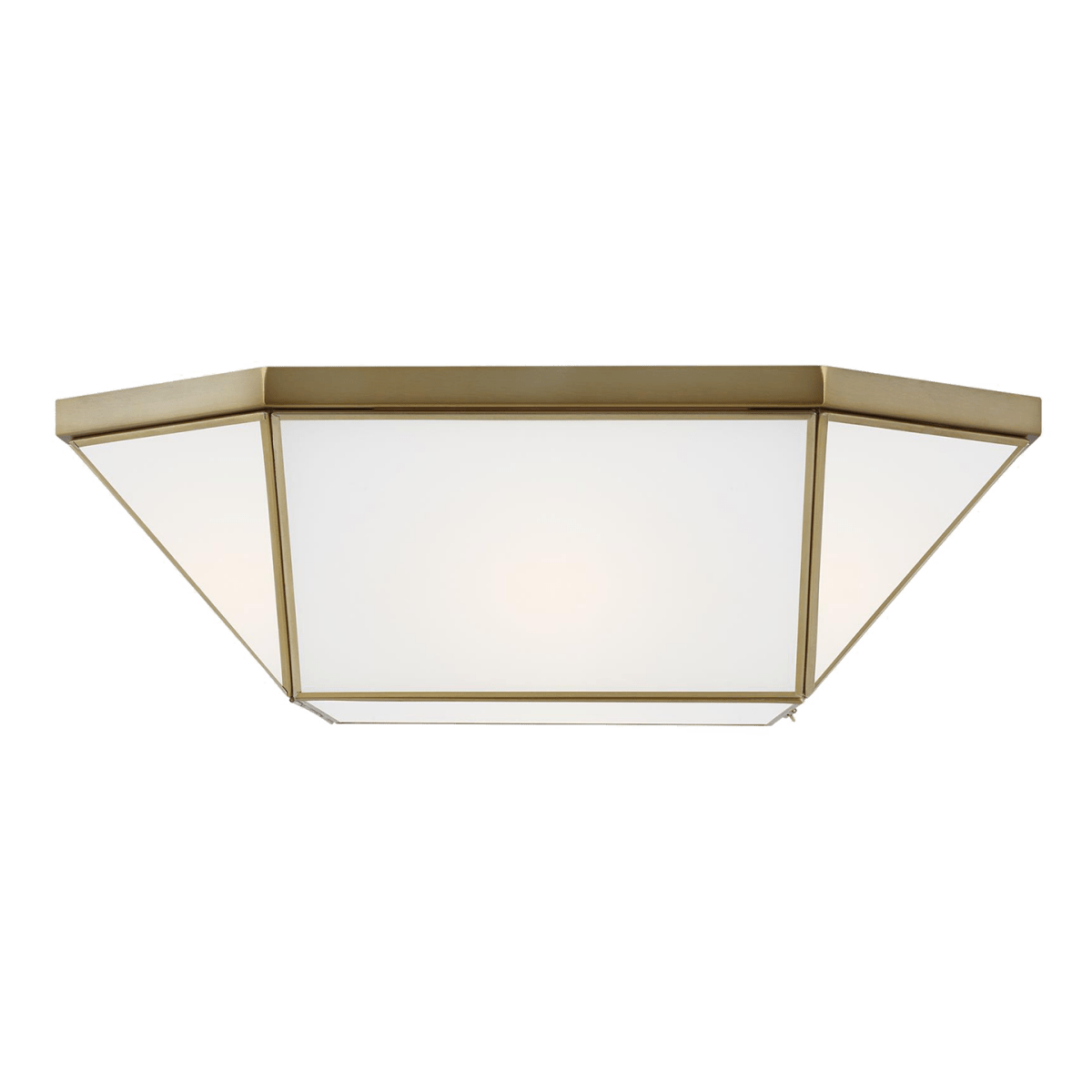 Plafonnier Morrison - Laiton satiné 20" Ampoules DEL incluses by Visual Comfort Studio | Luminaires & cie