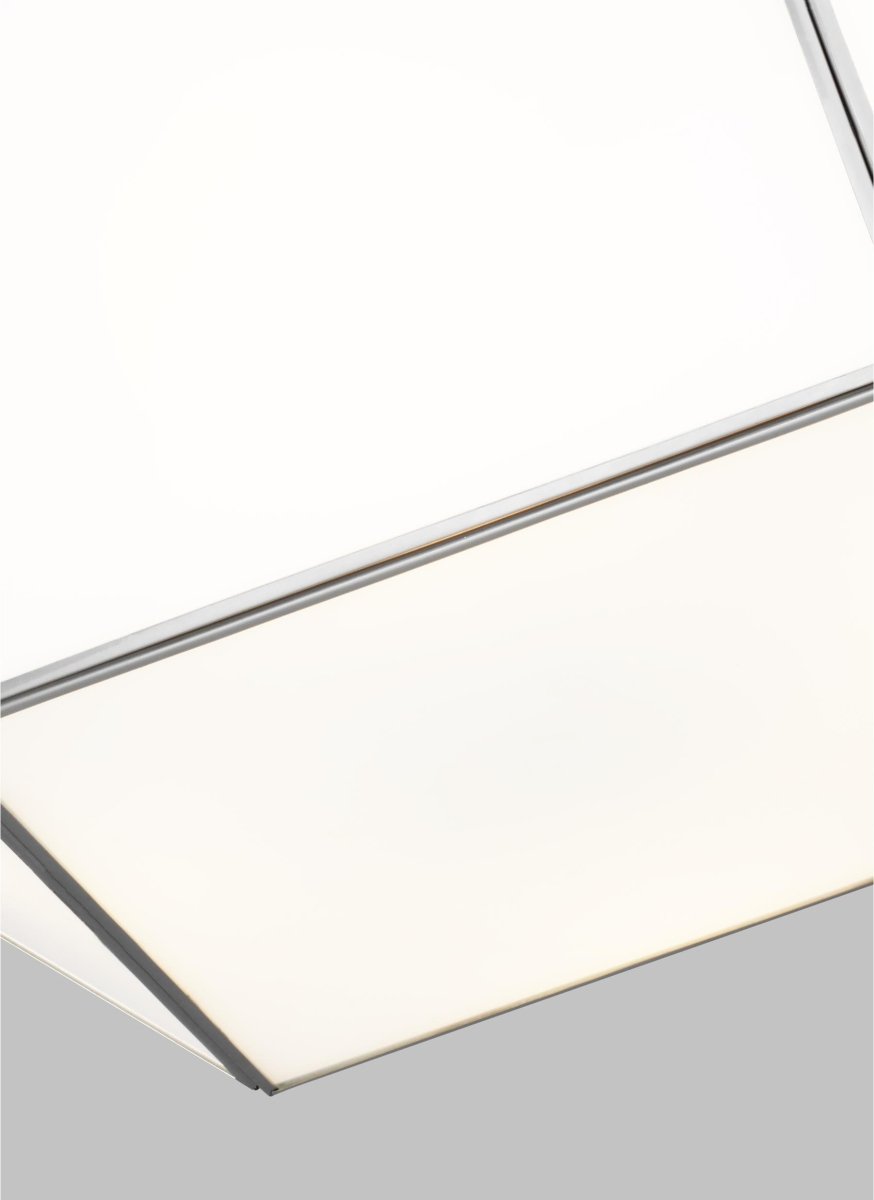 Plafonnier Morrison - Nickel brossé 20" Ampoules DEL incluses by Visual Comfort Studio | Luminaires & cie