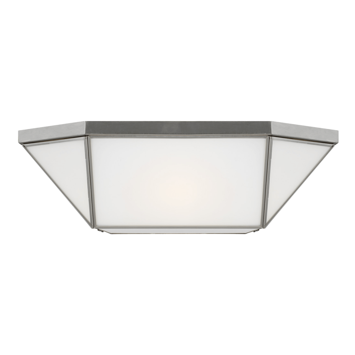 Plafonnier Morrison - Nickel brossé 20" Ampoules DEL incluses by Visual Comfort Studio | Luminaires & cie