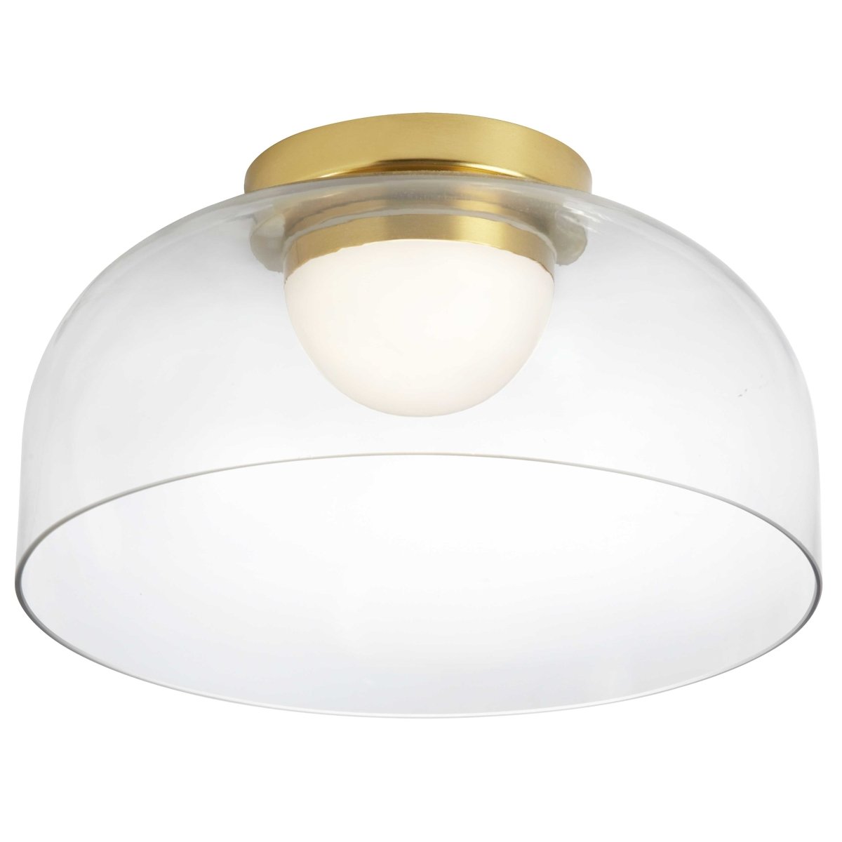 Plafonnier Nadine Dome - Laiton vieilli 11 3/4" by Dainolite | Luminaires & cie