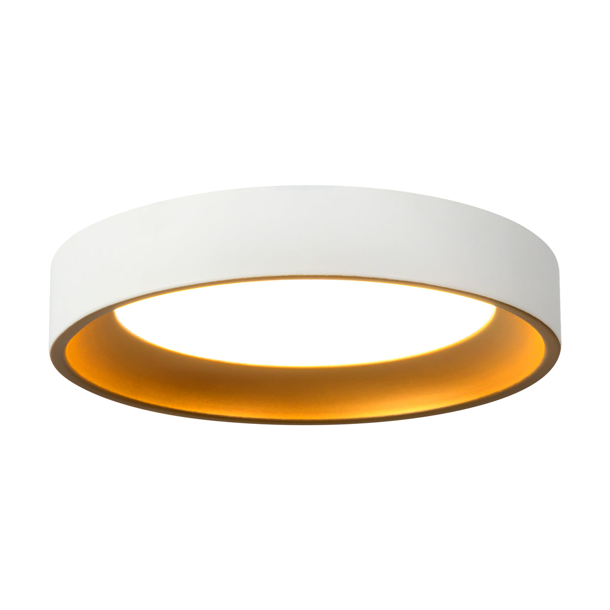 Plafonnier Nix Blanc / Or, 7 1/4" – vue 4