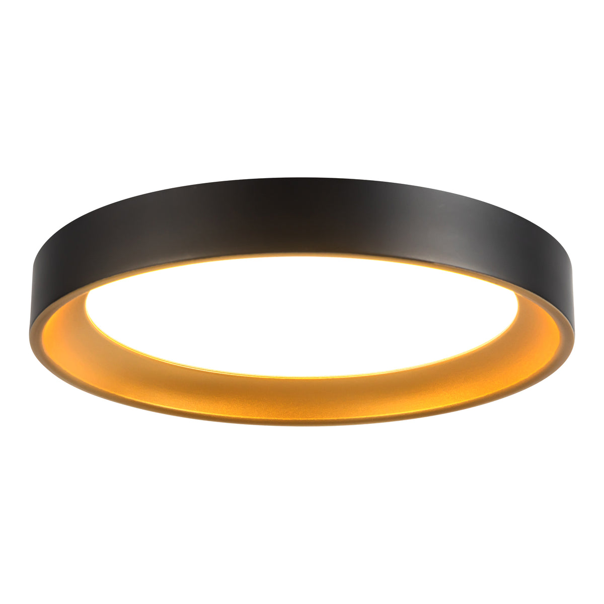 Plafonnier Nix Noir / Or, 9" – vue 4