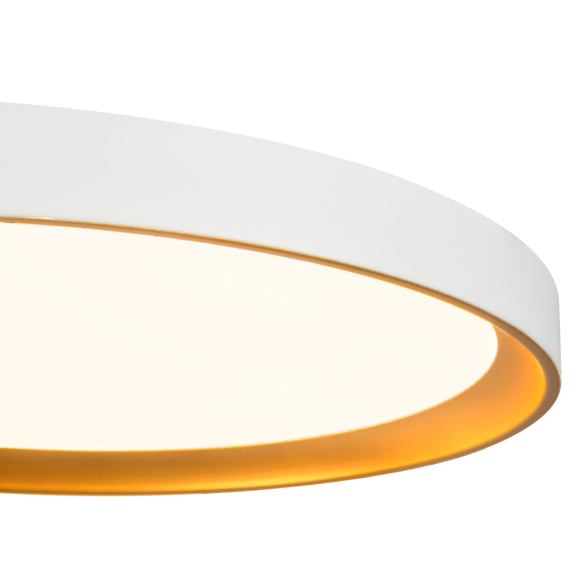 Plafonnier Nix Blanc / Or, 15 1/8" – vue 5