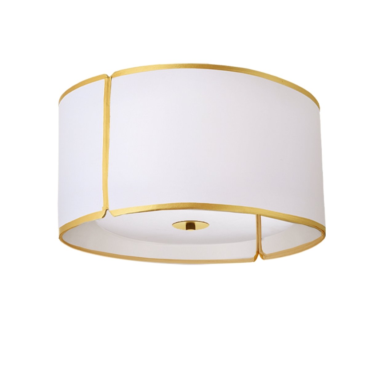 Plafonnier Notched Drum - Or by Dainolite | Luminaires & cie