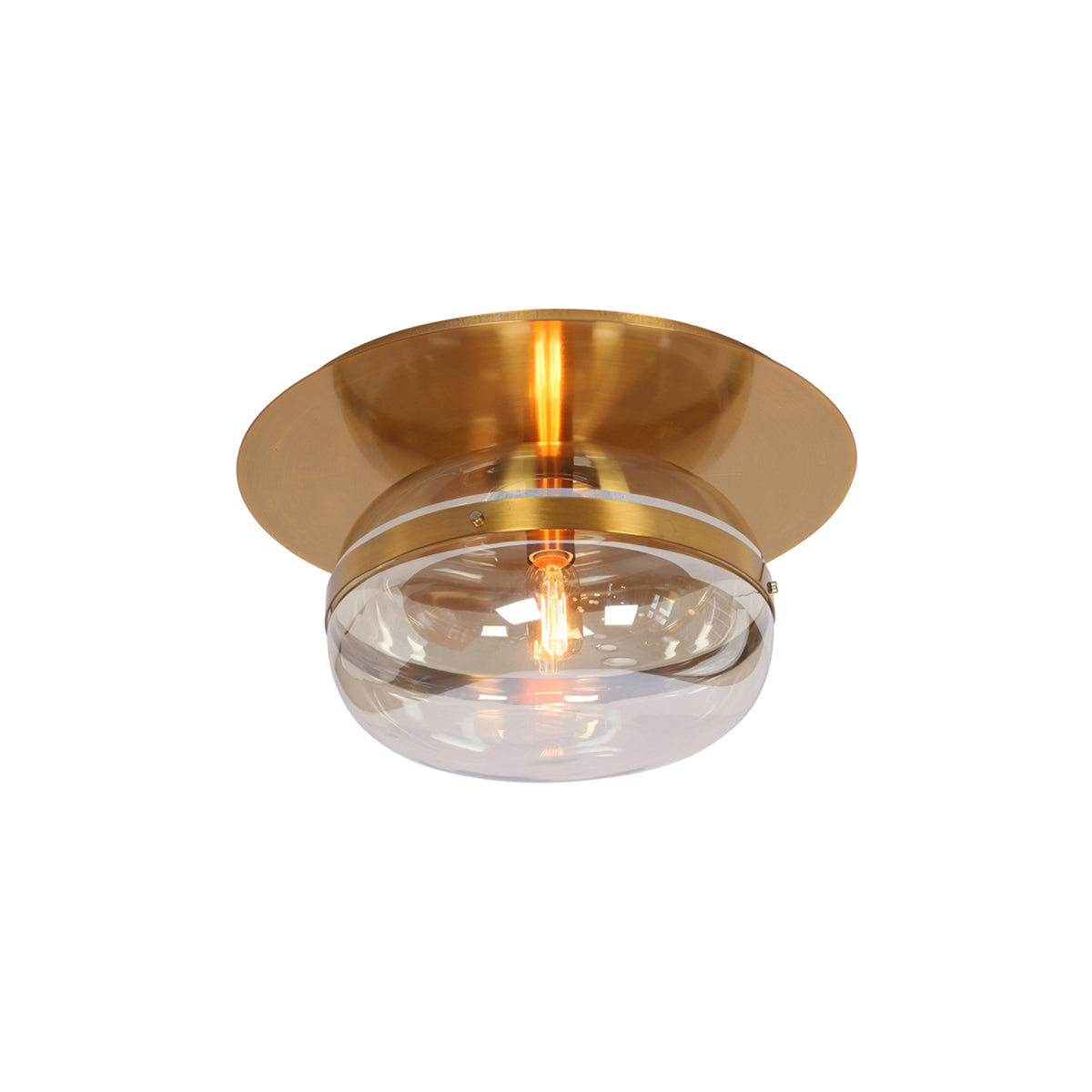 Plafonnier Nottingham 13 3/4", Laiton antique – Eurofase