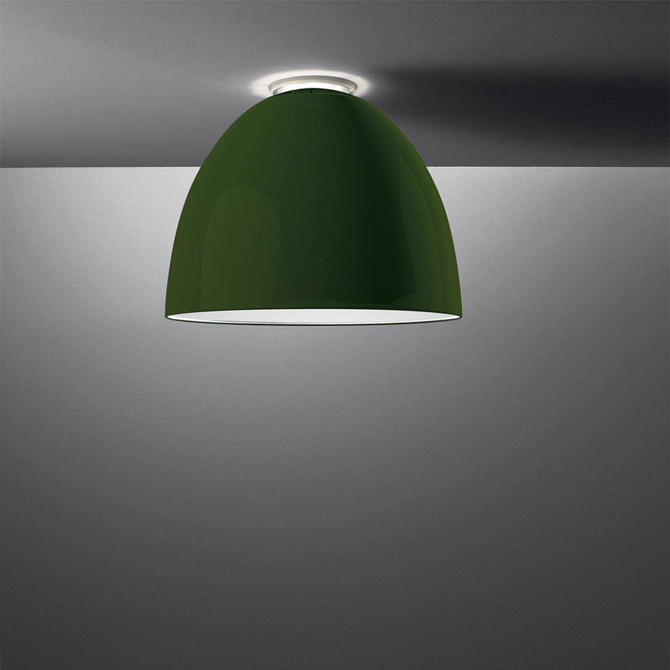 Plafonnier NUR - Classique (21 11/16") Noir Brillant DEL / 43W / 3000°K / 93 IRC / Dimmable 0 - 10V by Artemide | Luminaires & cie