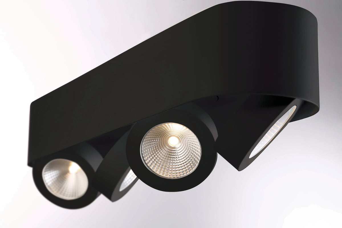 Plafonnier Nymark Noir, 21 3/4" – vue 3