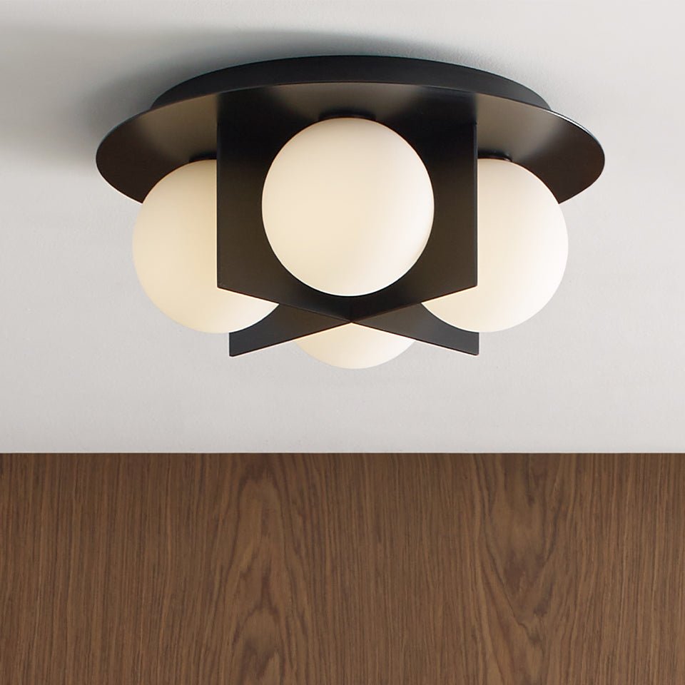 Plafonnier Orbel - Noir mat Non by Tech Lighting | Luminaires & cie