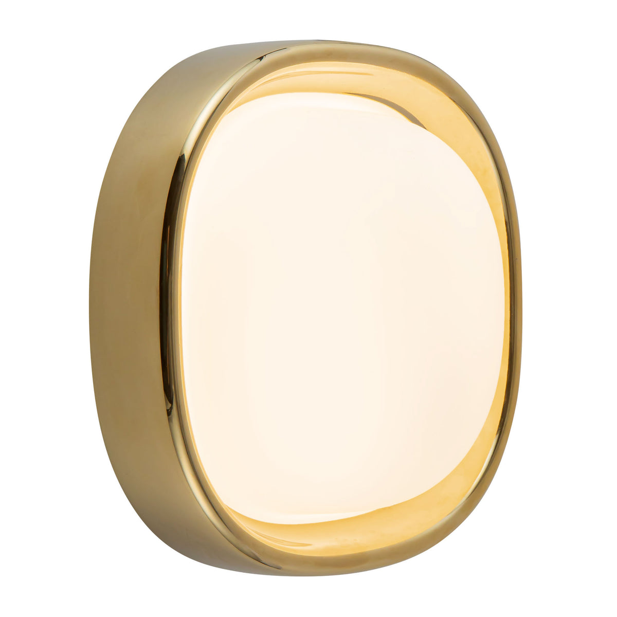 Plafonnier Pebble Laiton vintage – vue 5