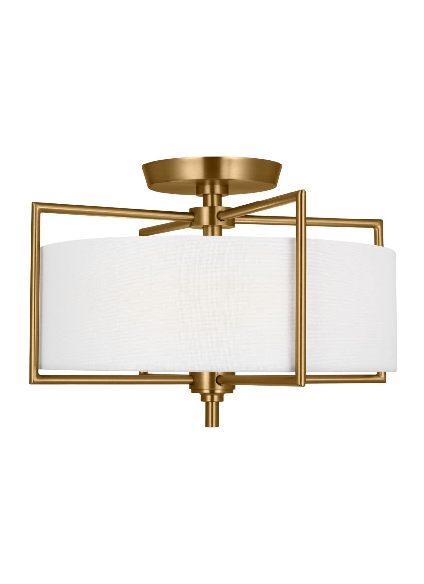 Plafonnier Perno - Laiton brûlé 15" by Visual Comfort Studio | Luminaires & cie