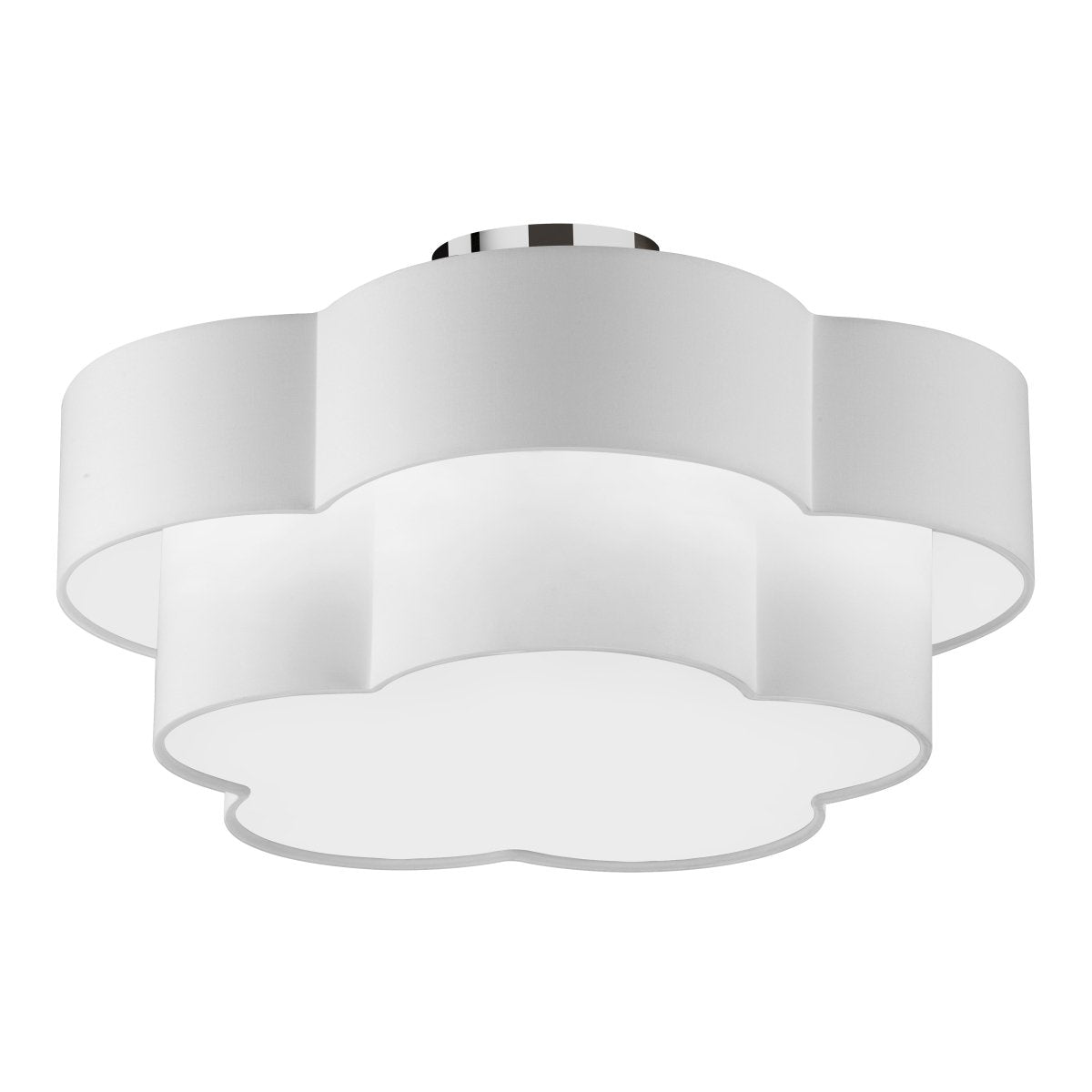 Plafonnier Phlox - Chrome poli 20" by Dainolite | Luminaires & cie