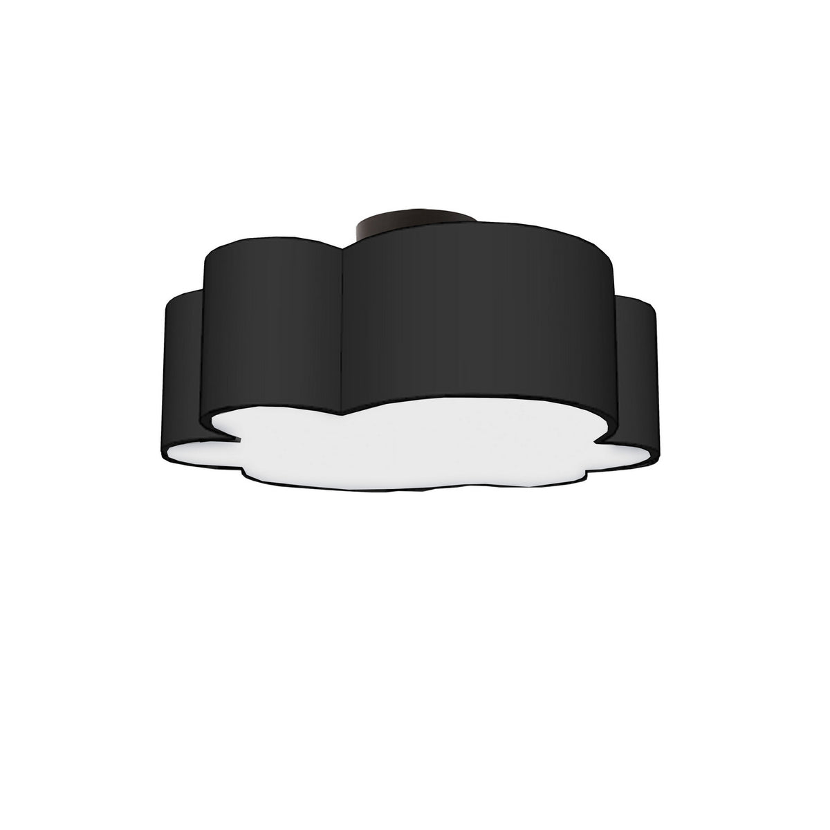 Plafonnier Phlox Noir / Noir mat – Dainolite