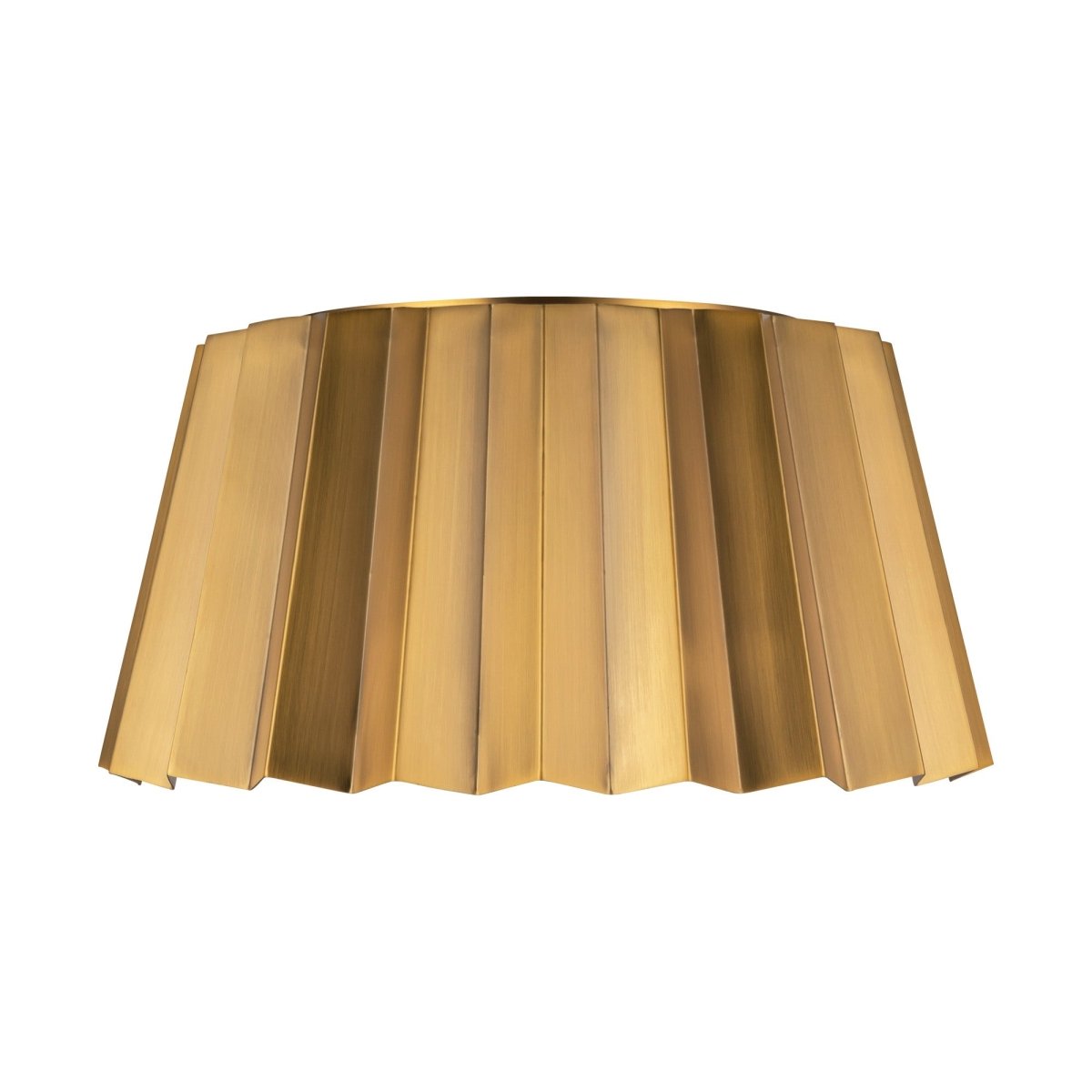Plafonnier Plisse - Or vieilli by Alora Lighting | Luminaires & cie