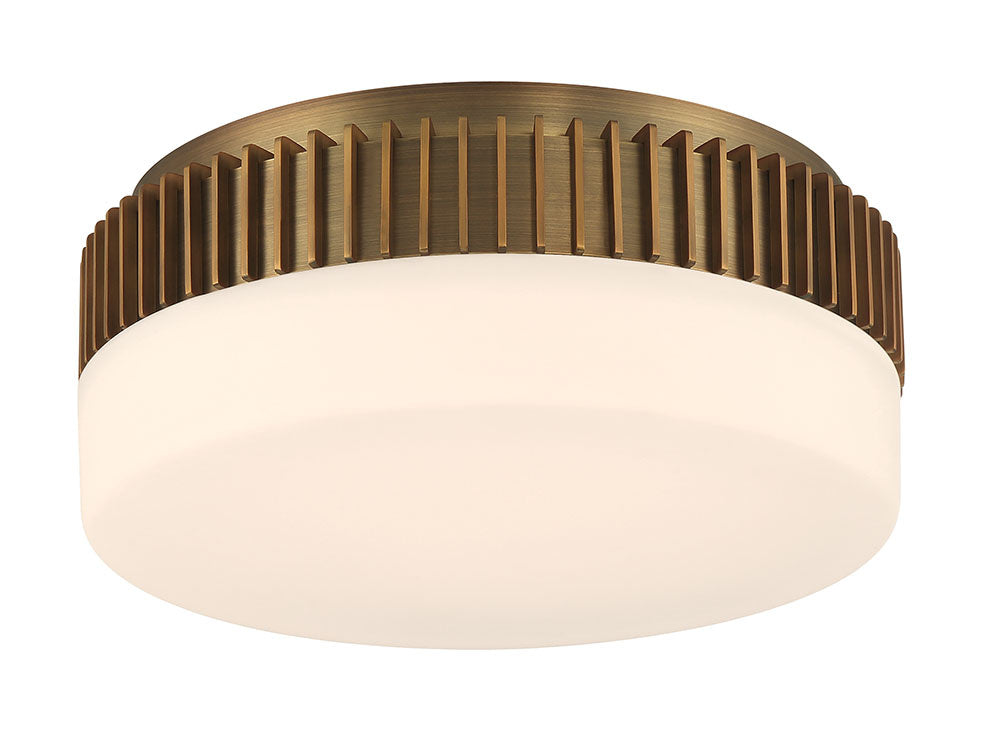 Plafonnier Purgos Laiton antique, 12" – vue 2