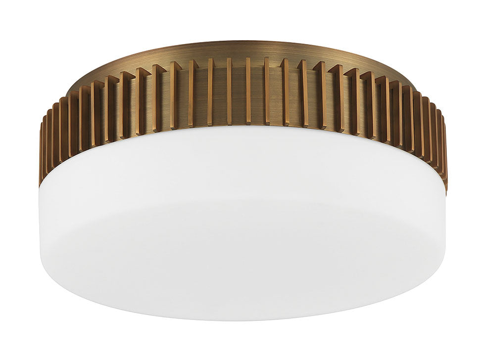 Plafonnier Purgos Laiton antique, 12" – vue 4