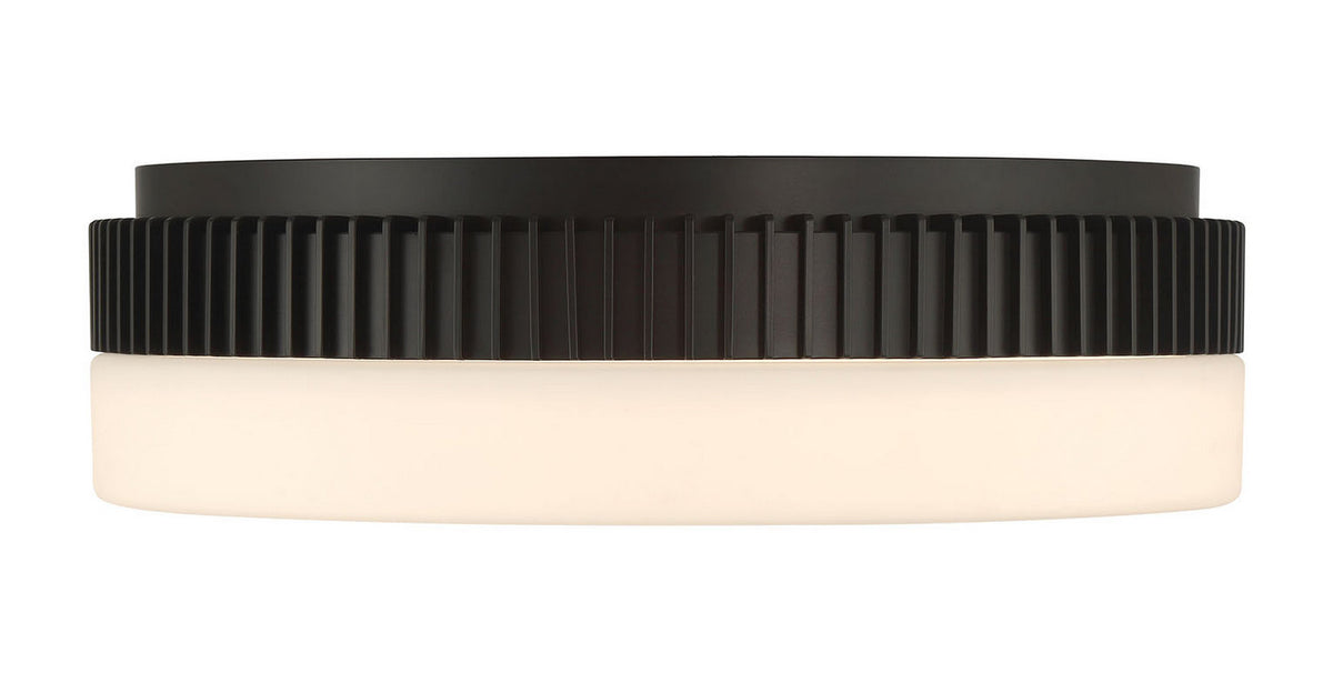 Plafonnier Purgos Noir mat, 17 3/4" – Eurofase