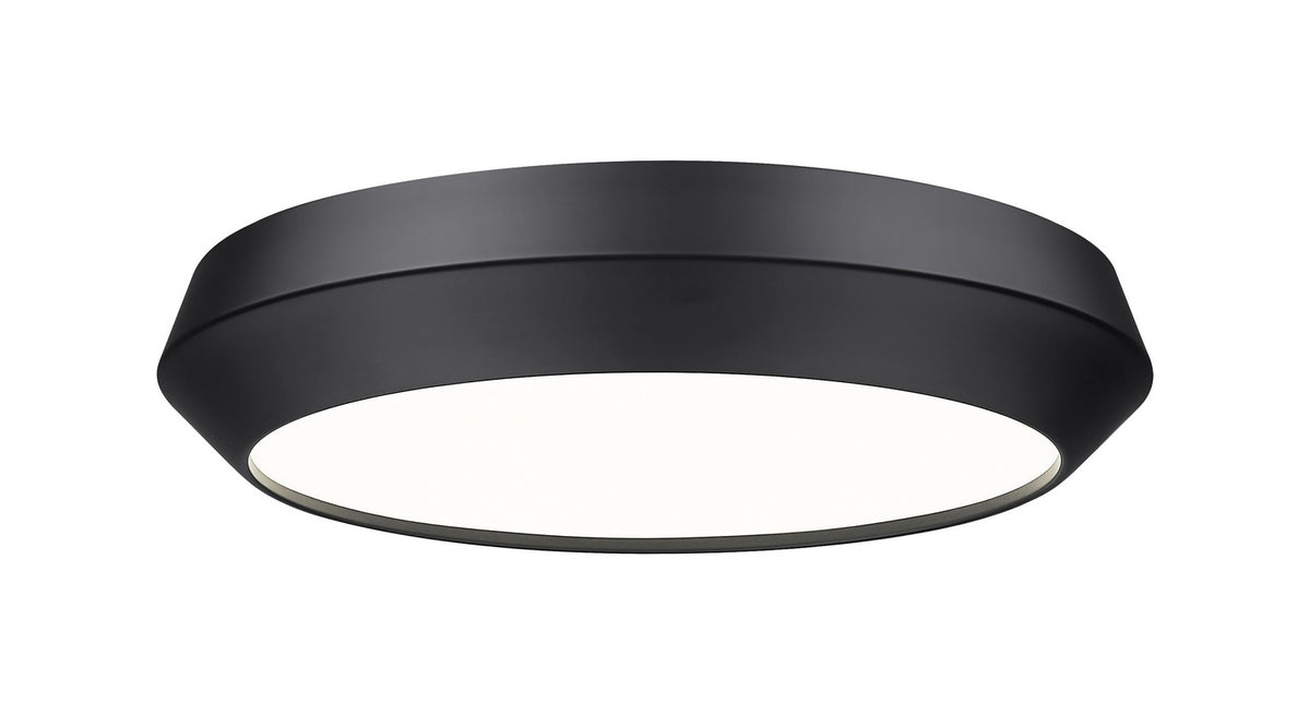 Plafonnier Quasars Noir mat, 16" – Z-Lite