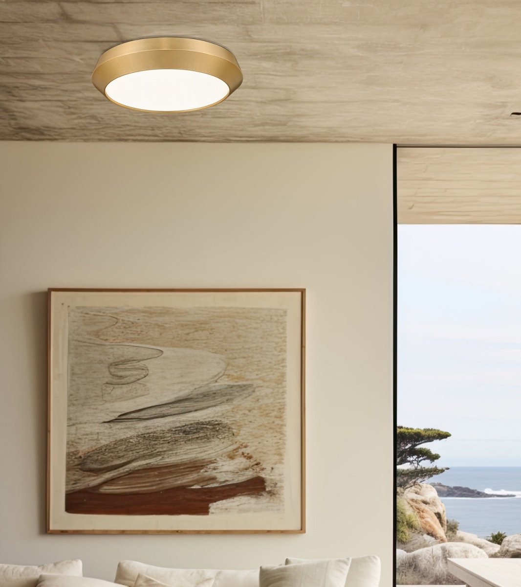 Plafonnier Quasars - Blanc mat 20" by Z-Lite | Luminaires & cie