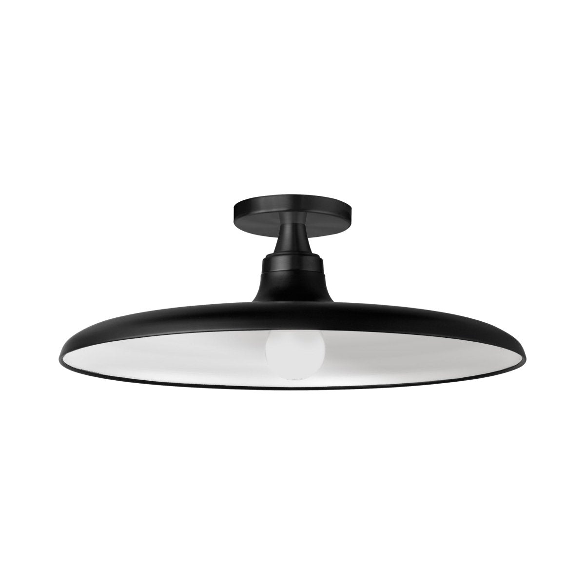 Plafonnier Quentin - Noir mat 18" by Dainolite | Luminaires & cie
