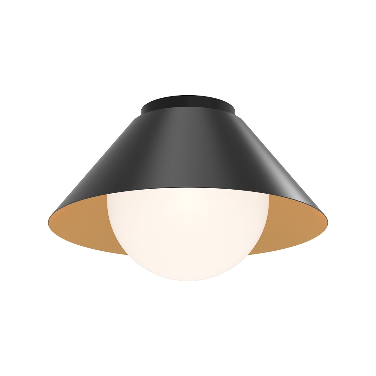 Plafonnier Remy - Noir mat by Alora Lighting | Luminaires & cie