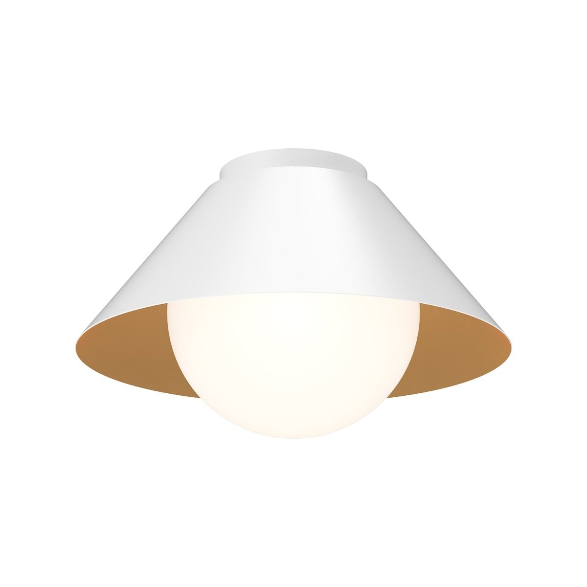 Plafonnier Remy - Blanc by Alora Lighting | Luminaires & cie