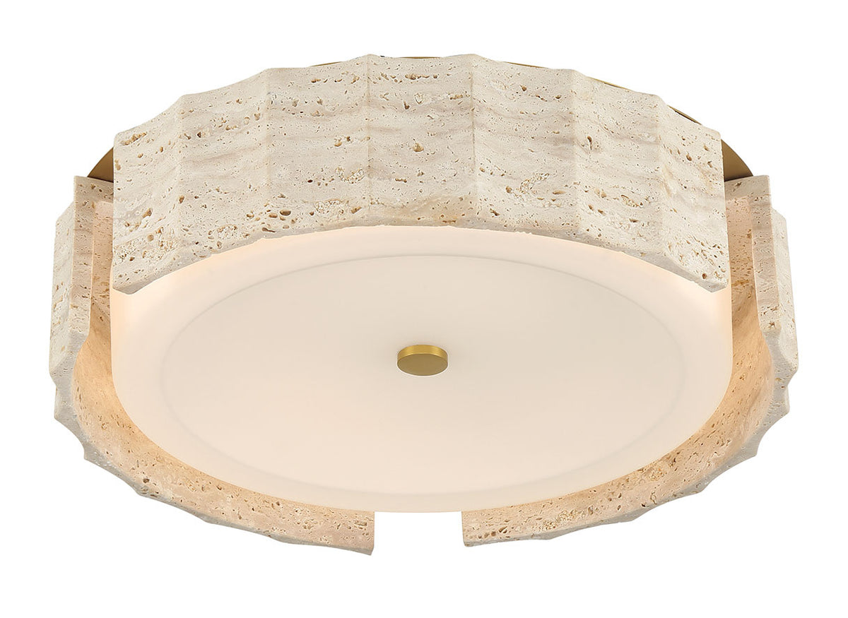 Plafonnier Roslington Or, 17 1/2" – vue 3