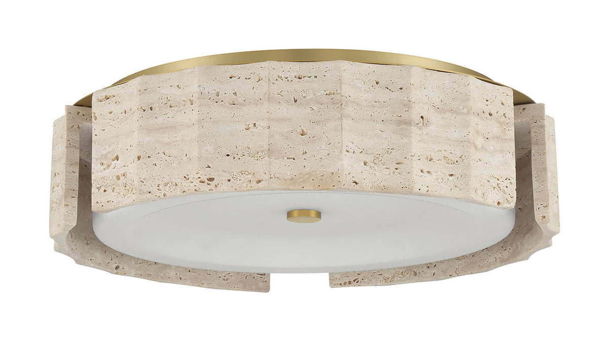 Plafonnier Roslington Or, 17 1/2" – vue 4