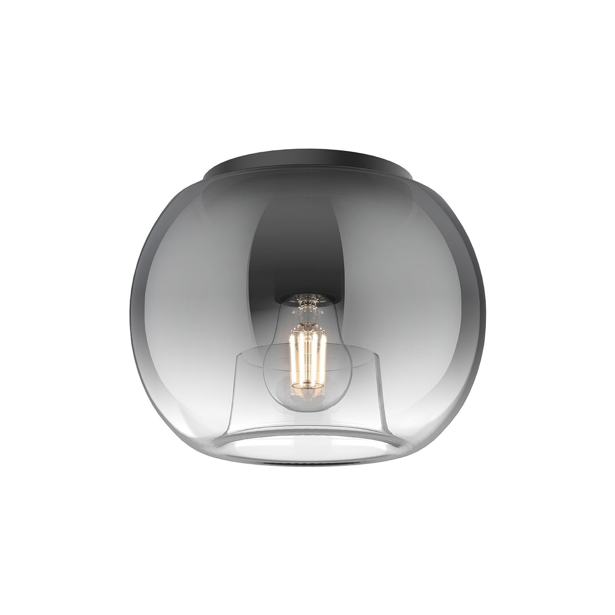 Plafonnier Samar Noir / Fumé – Kuzco Lighting