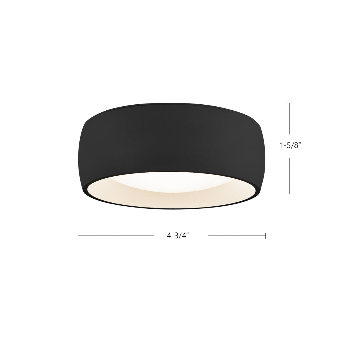 Plafonnier extérieur Savile Noir, 4 3/4" – vue 3