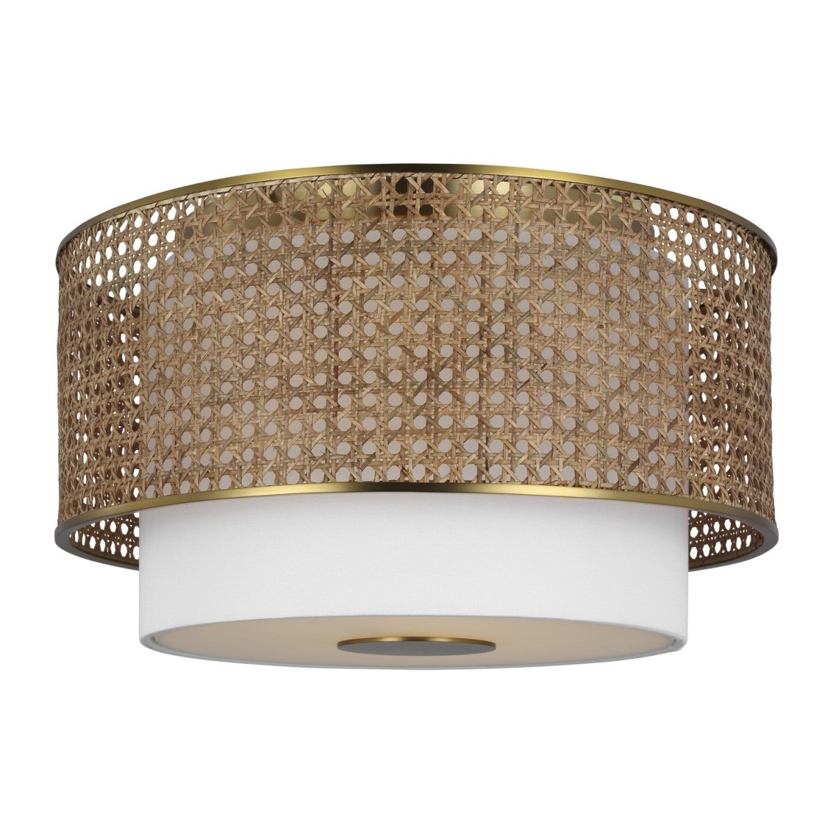 Plafonnier Sawyer - Rotin blond by Visual Comfort Studio | Luminaires & cie