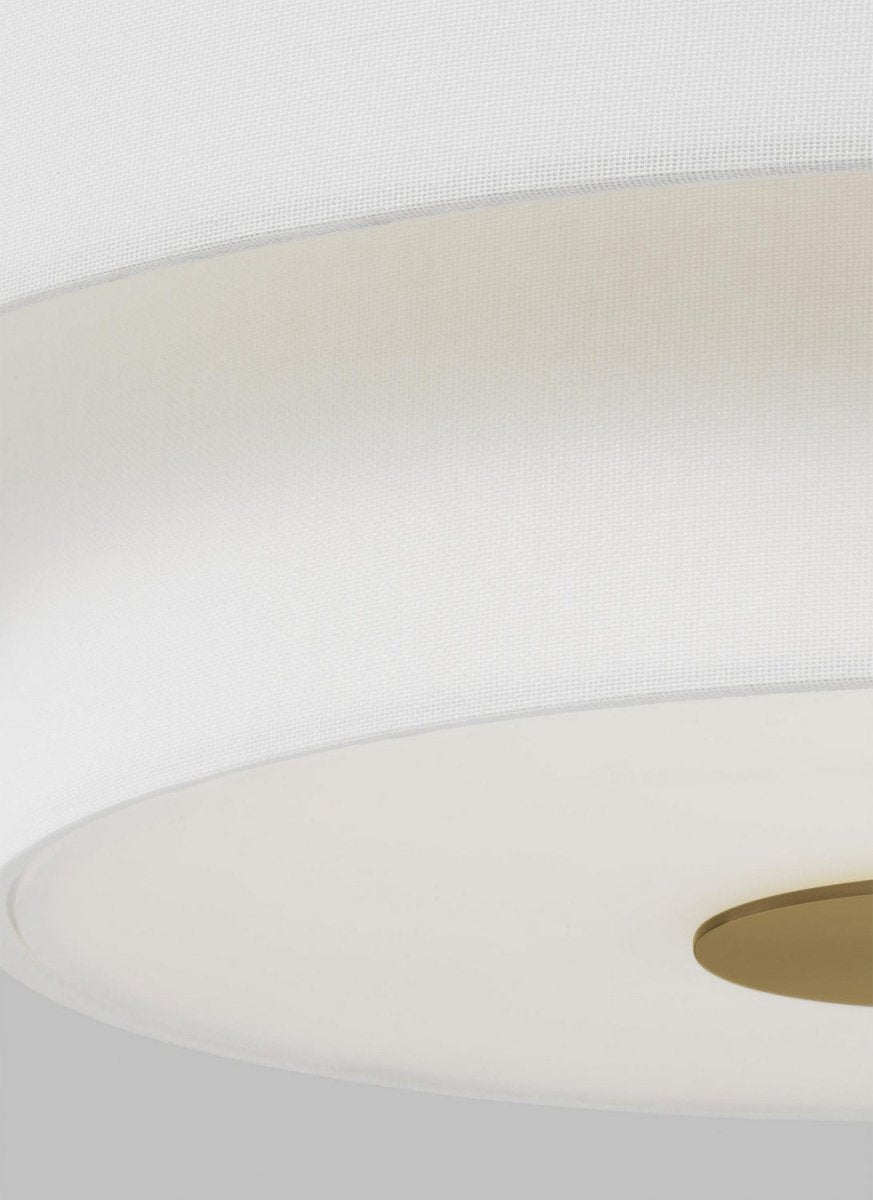 Plafonnier Sawyer - Nickel poli by Visual Comfort Studio | Luminaires & cie