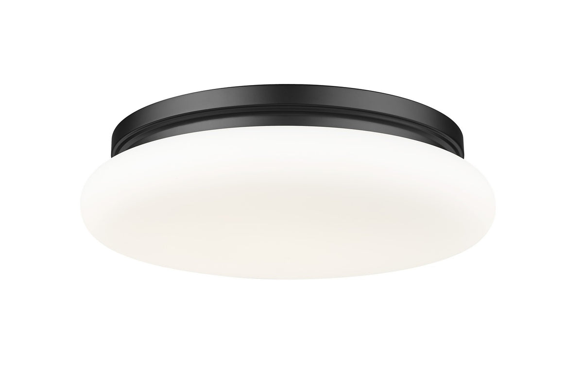 Plafonnier Soleil Noir mat, 16" – Z-Lite