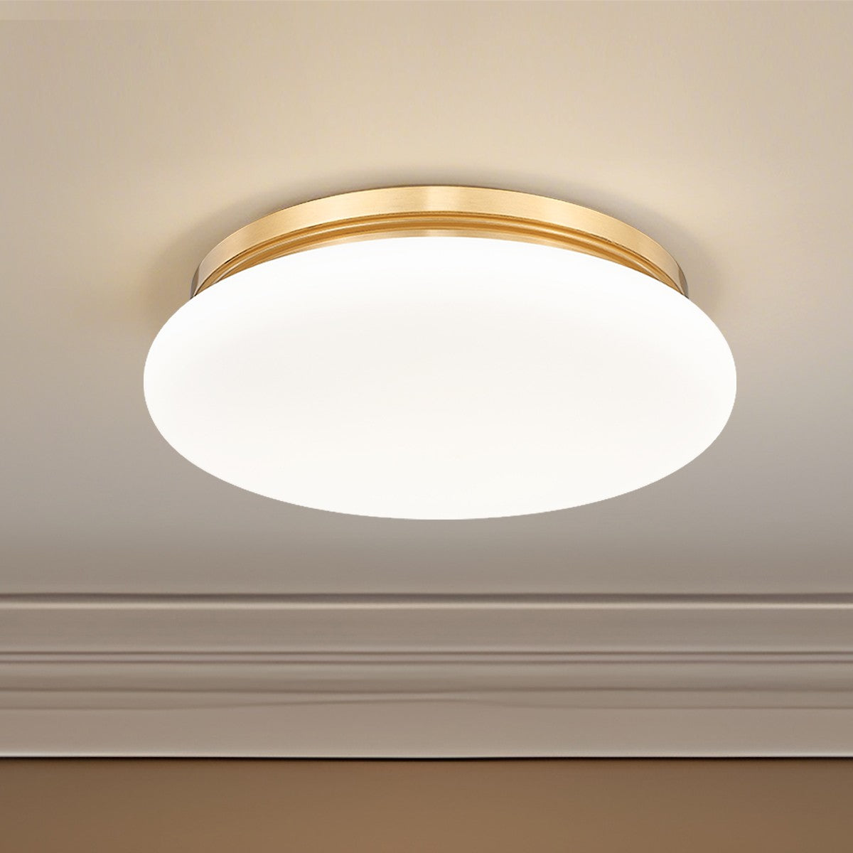 Plafonnier Soleil Or moderne, 16" – vue 6