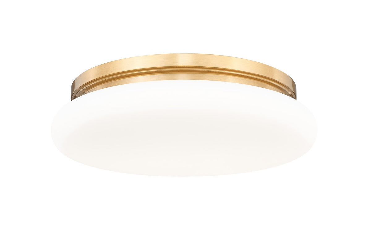 Plafonnier Soleil Or moderne, 16" – Z-Lite