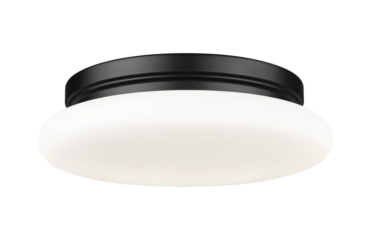 Plafonnier Soleil - Noir mat 12" by Z-Lite | Luminaires & cie