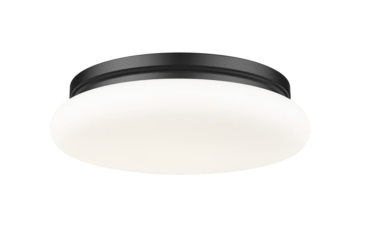 Plafonnier Soleil - Noir mat 16" by Z-Lite | Luminaires & cie