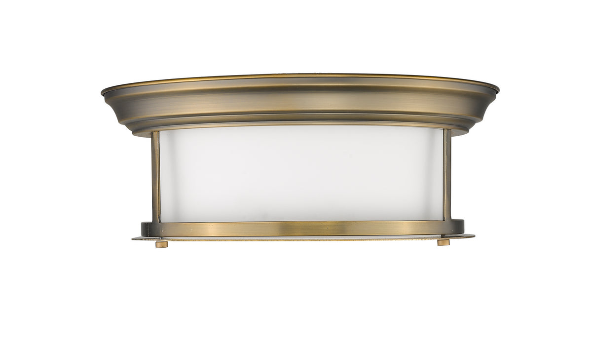 Plafonnier Sonna Laiton patrimoine, Opale mate, 13 1/2" – vue 4